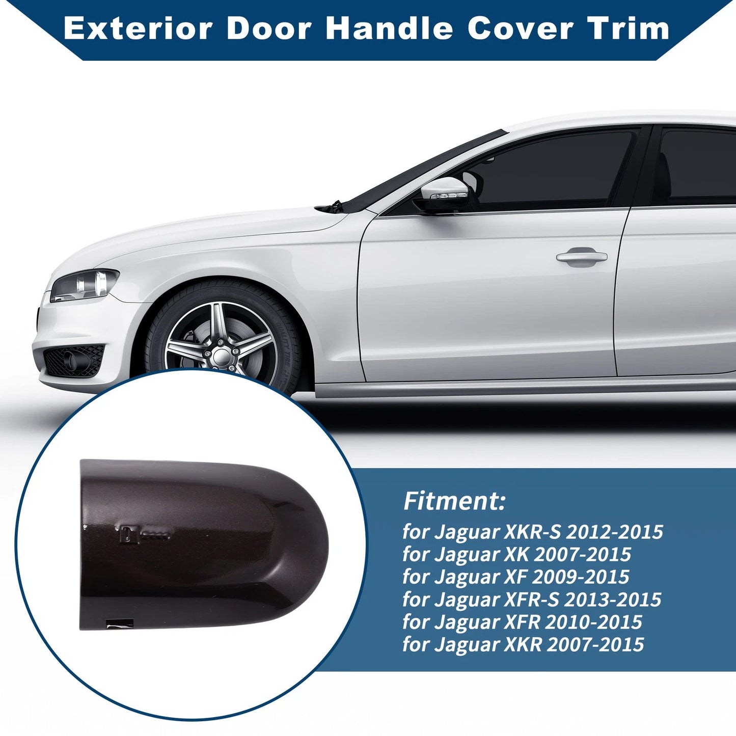 Exterior Door Handle Cover Trim for Jaguar XK (2007–2015)