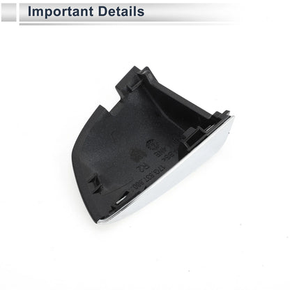 Front Right Door Handle Lock Cylinder Cover for Volkswagen Sagitta (2019–2021) Black
