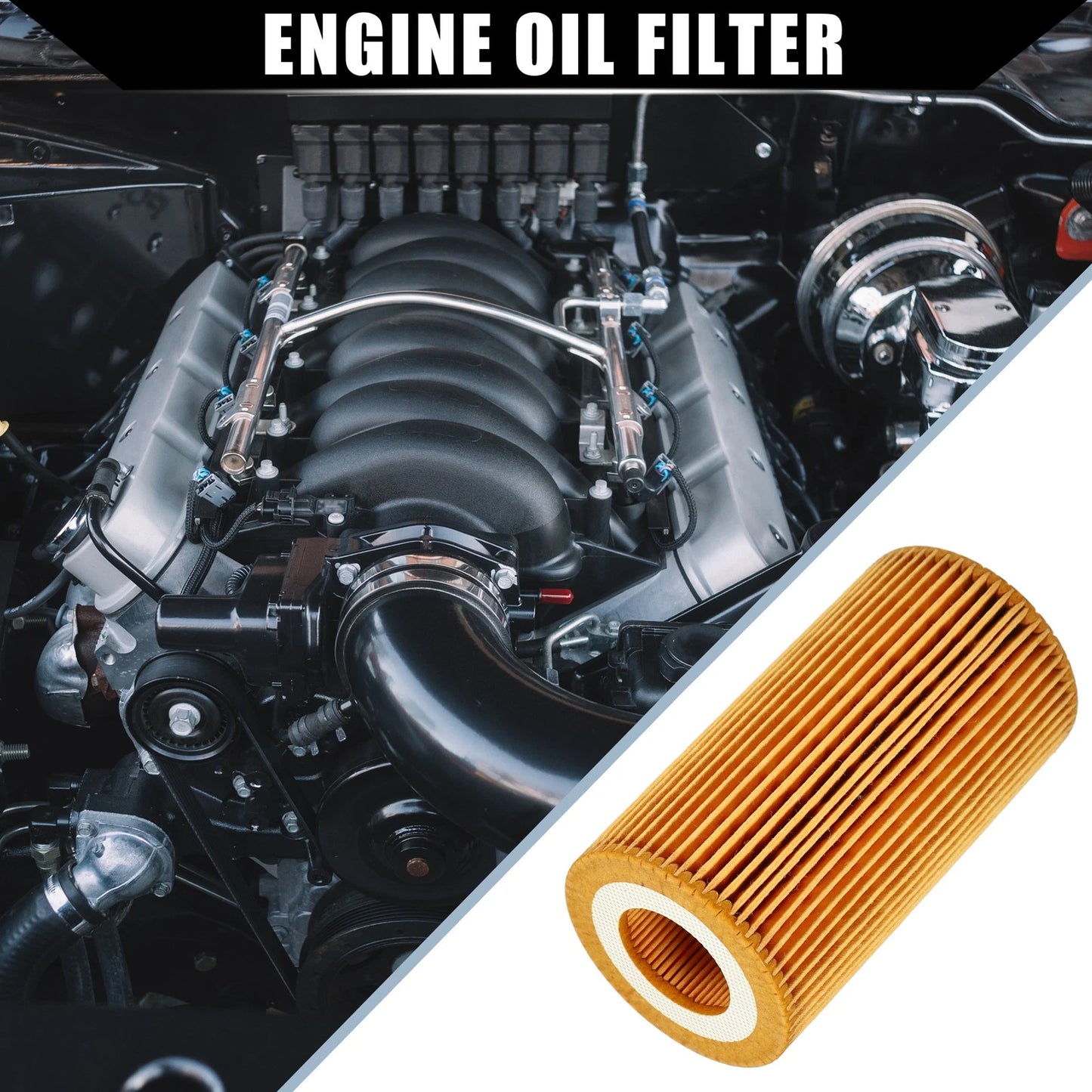 Set of 1 Engine Oil Filter No.LR022896 for Land Rover Range Rover (2011–2012)