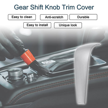 ABS Gear Shift Knob Cover Sticker for BMW 1 3 Series Z4 X1 (2005–2012)