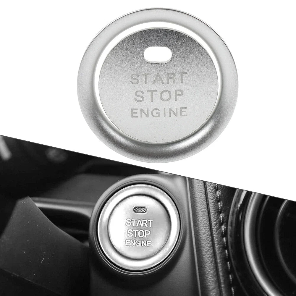Silver Engine Start Push Button Cover Ring Trim for Mazda 3 6 CX-5 (2003-2023)