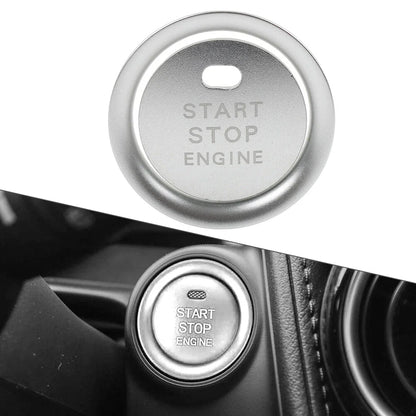 Silver Engine Start Push Button Cover Ring Trim for Mazda 3 6 CX-5 (2003-2023)