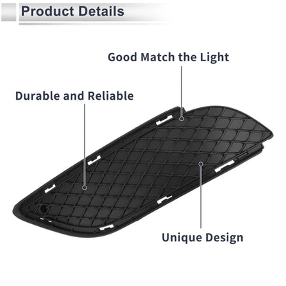Front Left Fog Light Grill for Mercedes-Benz B W246 (2012-2018) Black