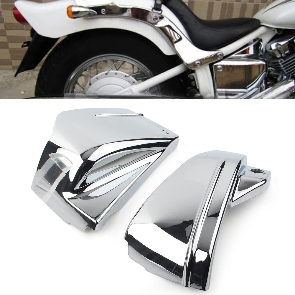 Chrome Side Battery Cover for Yamaha V-Star DragStar 650 (2000–2017)