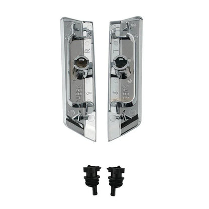 Left & Right Headlight Washer Cover Caps for Lexus LS460 (2008-2009)