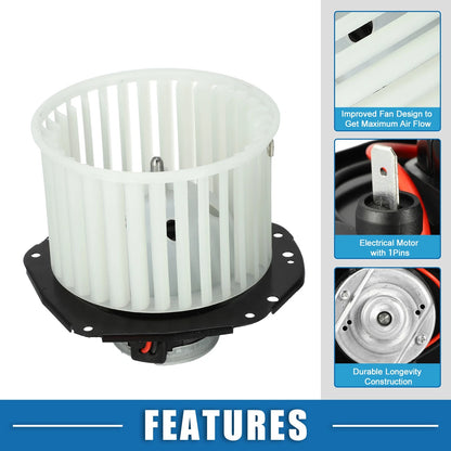 HVAC Heater Blower Motor Fan Assembly No. 52498869 for Chevrolet Blazer (1992–1994)