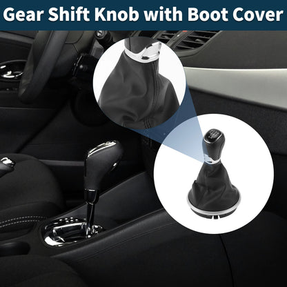 5 Speed Gear Shift Knob with Cover No. 6Y0711113H for Skoda Fabia I (1999–2008)