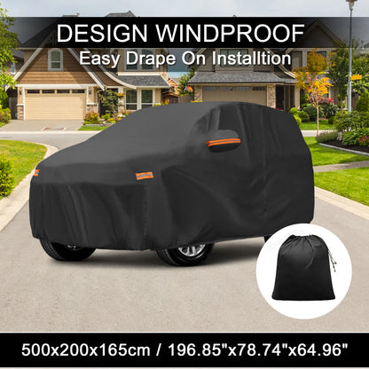 Waterproof Aluminum Film Car Cover for Toyota Land Cruiser