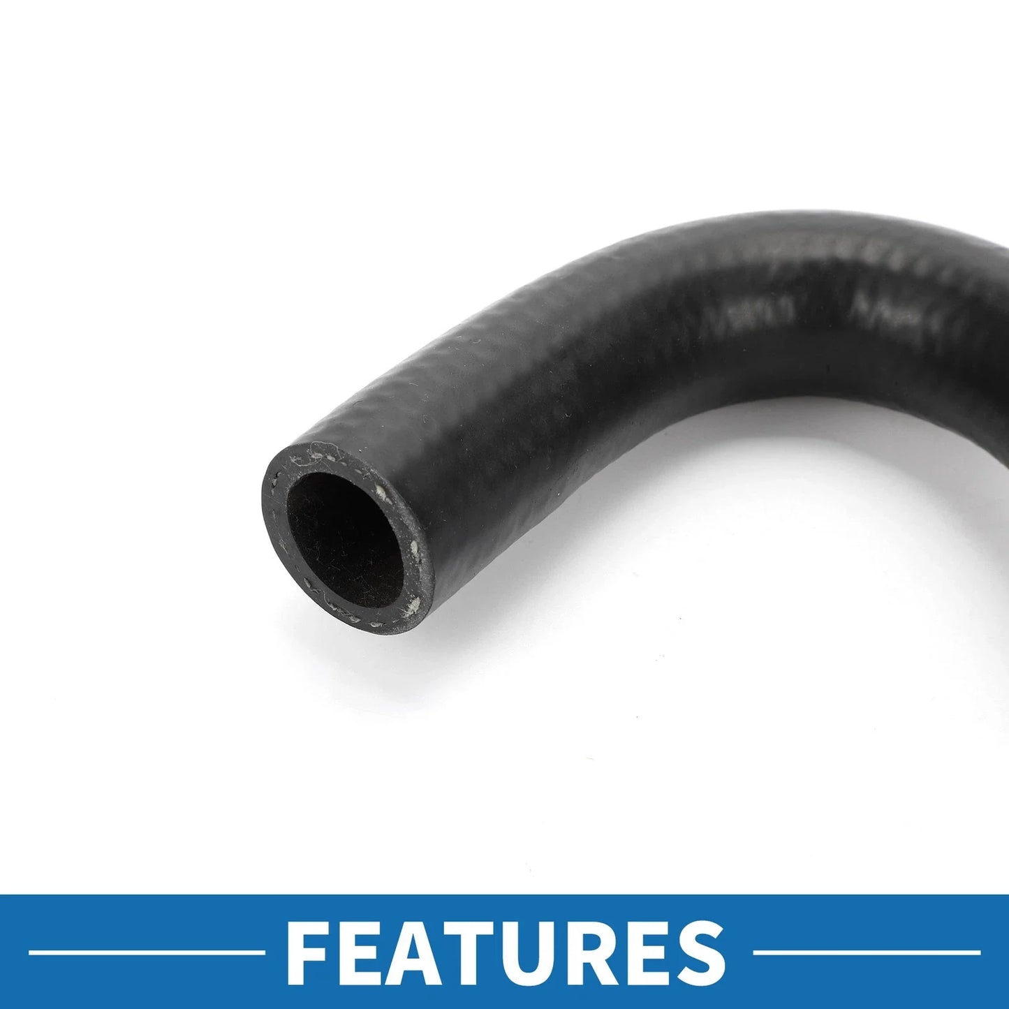 Radiator Hose 1 Pc for BMW 740Li (2013 - 2015) Rubber Black