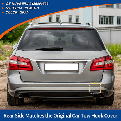 Tow Hook Cover for Mercedes-Benz W212 E200 (2010–2016) No.A2128850726 Gray
