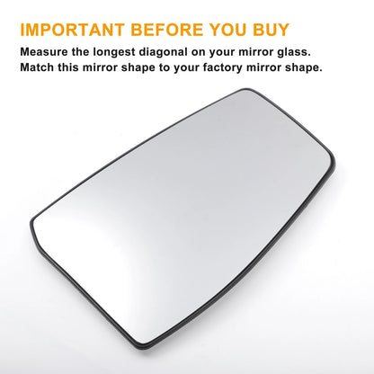 Right Side Heated Convex Mirror Glass for Ford Tourneo (2012–2022)