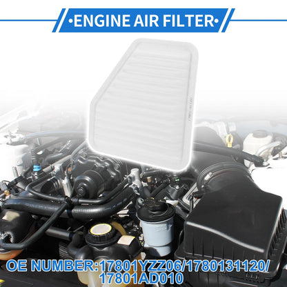 Car Engine Air Filter No. 17801-YZZ-06 for Toyota Camry 3.5L V6 (2007–2011)