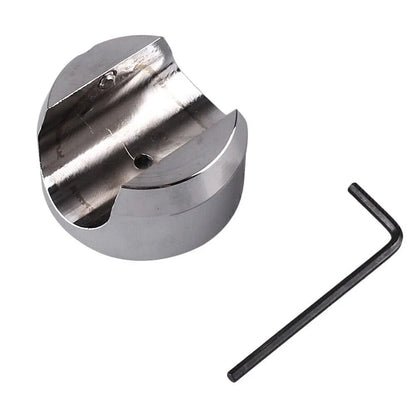 7/8" Handlebar Temp Black Dial Clock Thermometer for Bike Motorcycle
