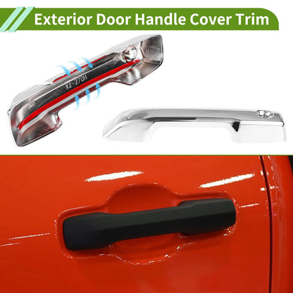 Set of 1 Exterior Door Handle Cover Trim for Toyota Tacoma (2024–2025) ABS