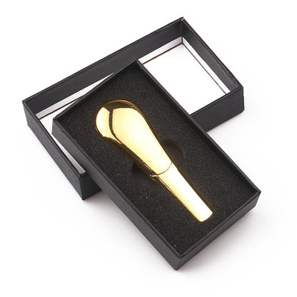 Magnetic Metal Smoking Pipe for Tobacco with Gift Box