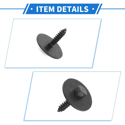 50 x Car Fender Liner Splash Shield Bumper Cover Screws for Mercedes-Benz A220