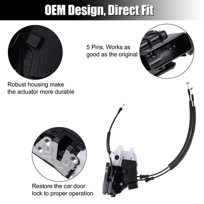 Rear Right Door Latch Lock Actuator for Hyundai Tucson (2016–2019) 81420-D3000