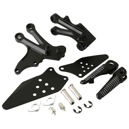 Matte Black Footrest Pegs for Kawasaki Ninja ZX10R (2004-2005)