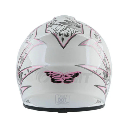 Youth Kids Dirt Bike ATV Helmet w/ Goggles & Gloves - White/Black/Red/Blue/Green