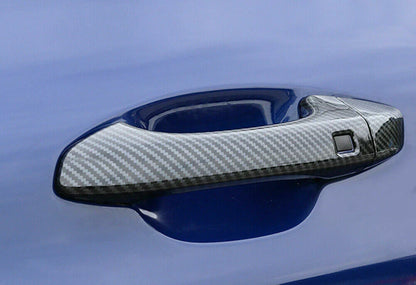 Carbon Fiber Exterior Car Door Handles Cover Trim for Kia K5 Optima (2020–2021)