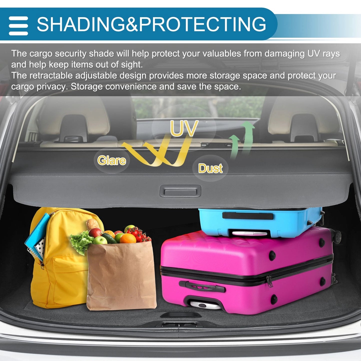 Retractable Cargo Cover for Ford Bronco Sport (2021–2025)