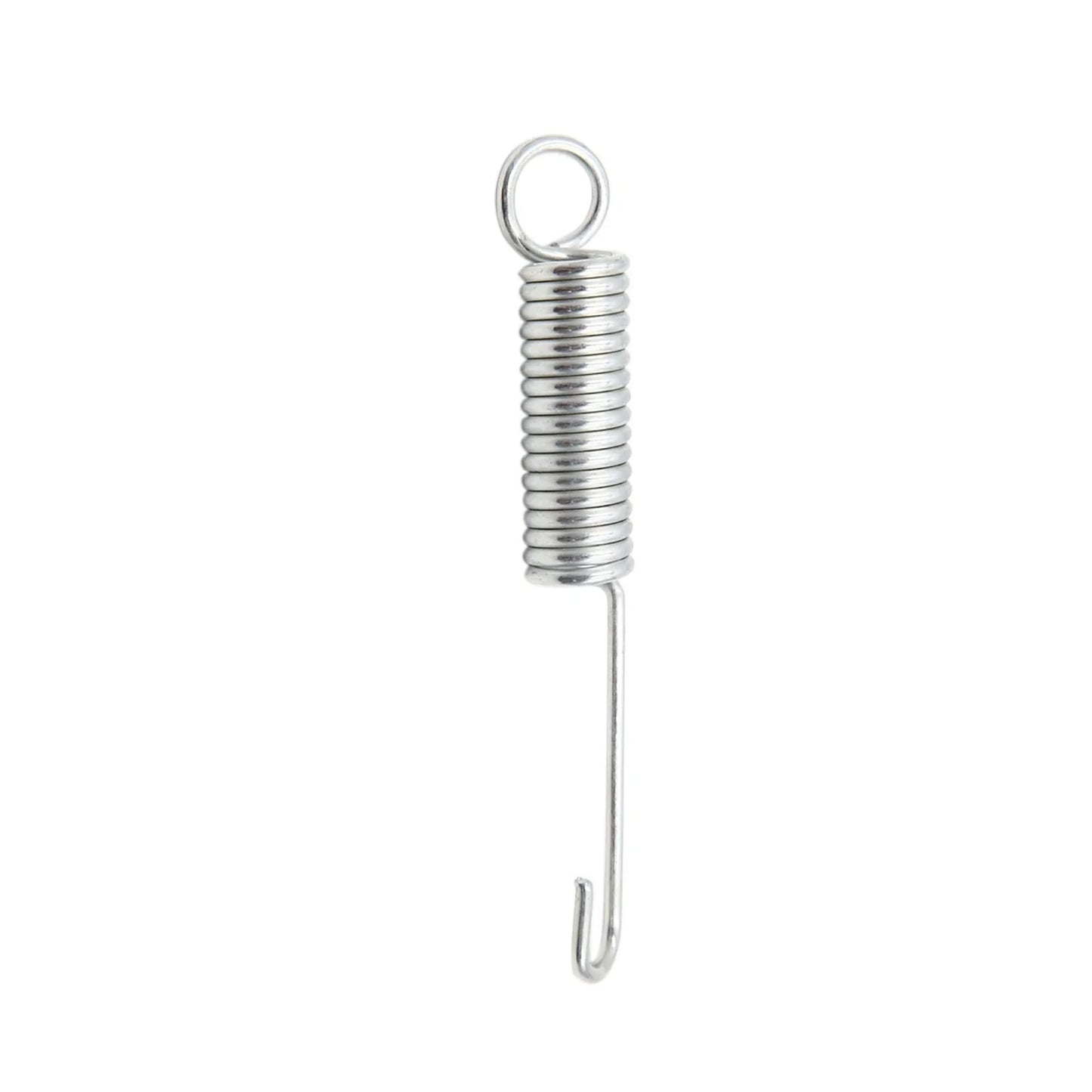 2 x Silver Tone Motorcycle Foot Kickstand Side Stand Springs for Honda CG125