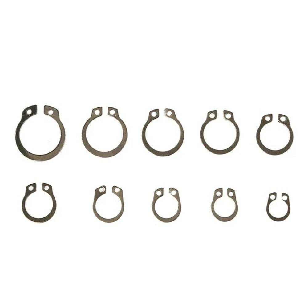 100Pcs/Set External Circlip Retaining Ring for Universal
