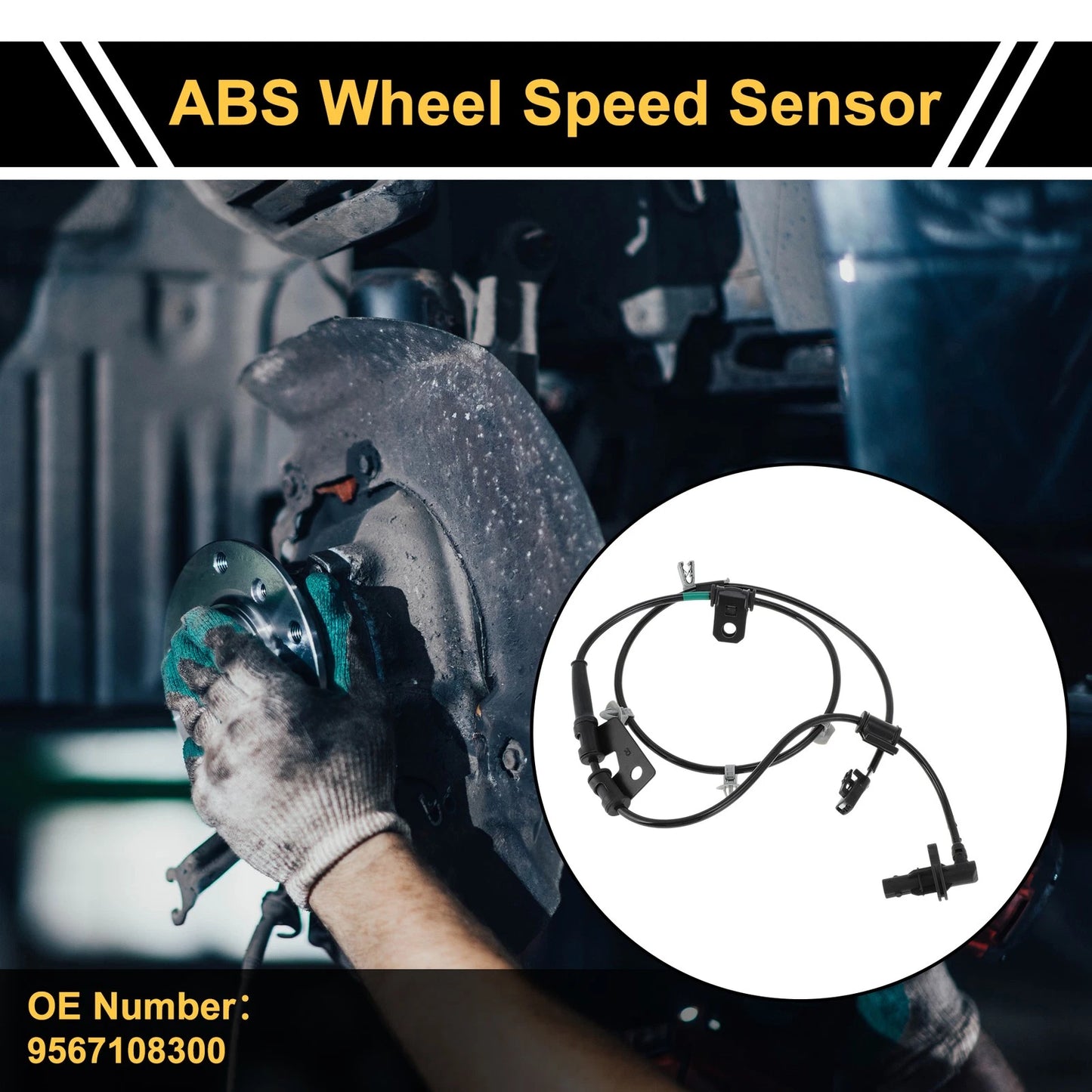 ABS Wheel Speed Sensor No. 9567108300 for Hyundai Elantra (2011–2016)
