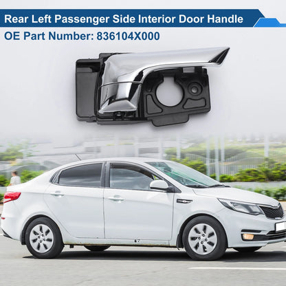 Rear Left Passenger Side Interior Door Handle for Kia K2 (2013–2015) No. 836104X000