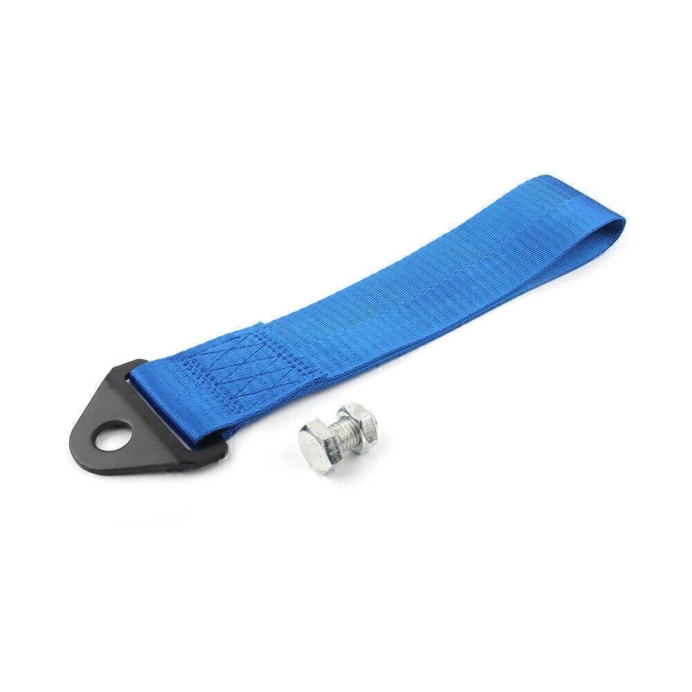 Tow Strap Belt for Universal Car Rear/Front Bumper (Green)