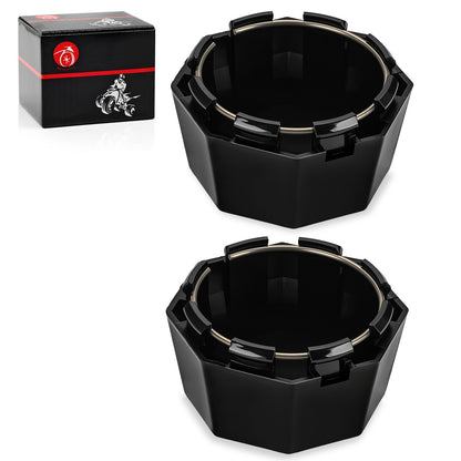 2 Pack Hub Cap Cover for Polaris Sportsman 570 SP Touring (2017–2019) Matte Black