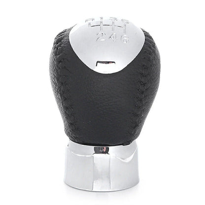 Leather Shift Knob 6 Speed for Mazda 3 5 6 Axela CX-5 (2003-2023)