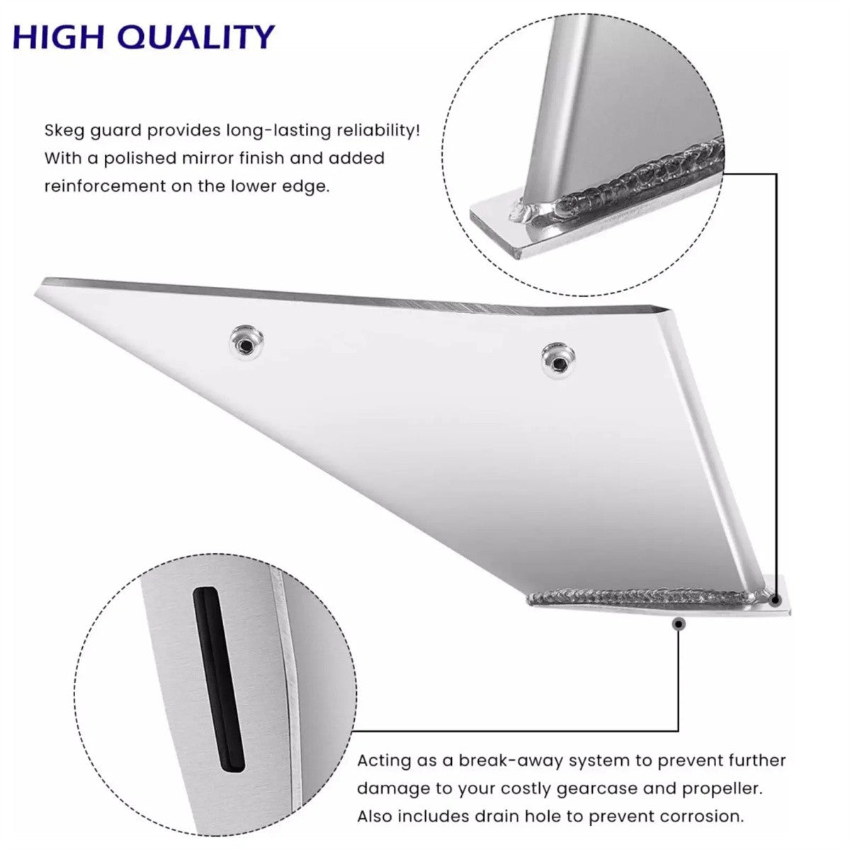 Skeg Guard for Mercury Mercruiser Bravo 1 Bravo 3 (1990–2023)