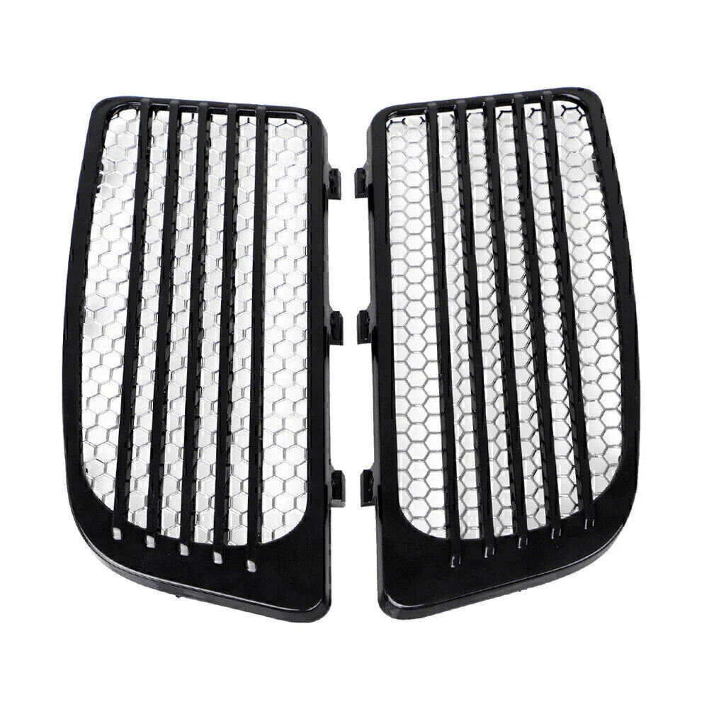 Black Radiator Grills for Harley Electra Glide Low Ultra Limited (2014-2023)