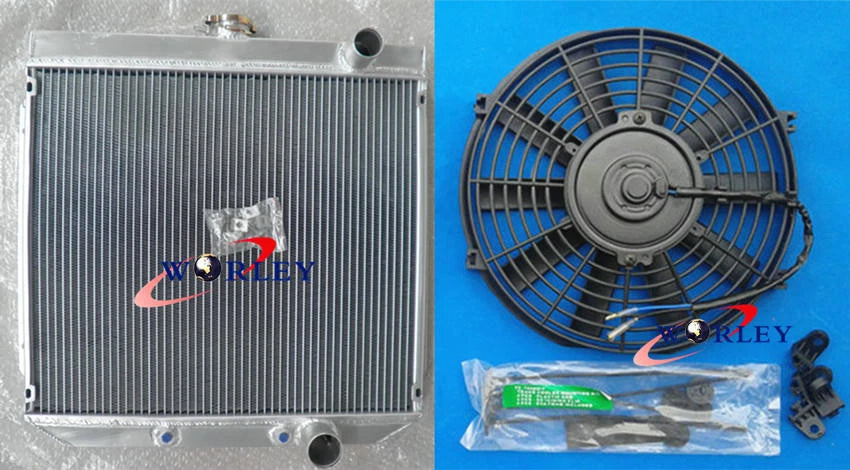 Aluminum Radiator for Ford Falcon XR XT XW XY Windsor Engine (289–351)