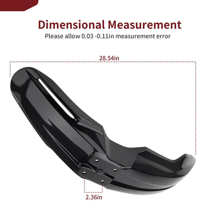 Front Fender Black for Suzuki DR-Z400SM (2005–2024)