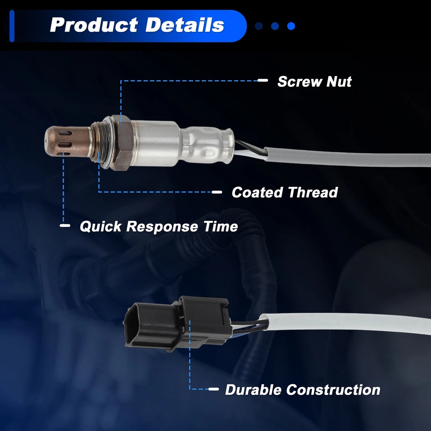 2X Oxygen Sensor for Honda CR-V 2.4 L4 (2012–2019)