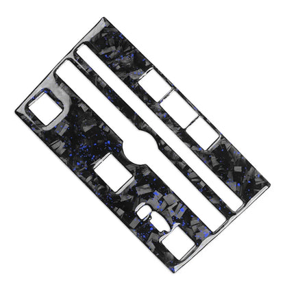 Forged Blue CD Panel Frame Cover Trim for Infiniti Q50 Q60 (2014-2019)