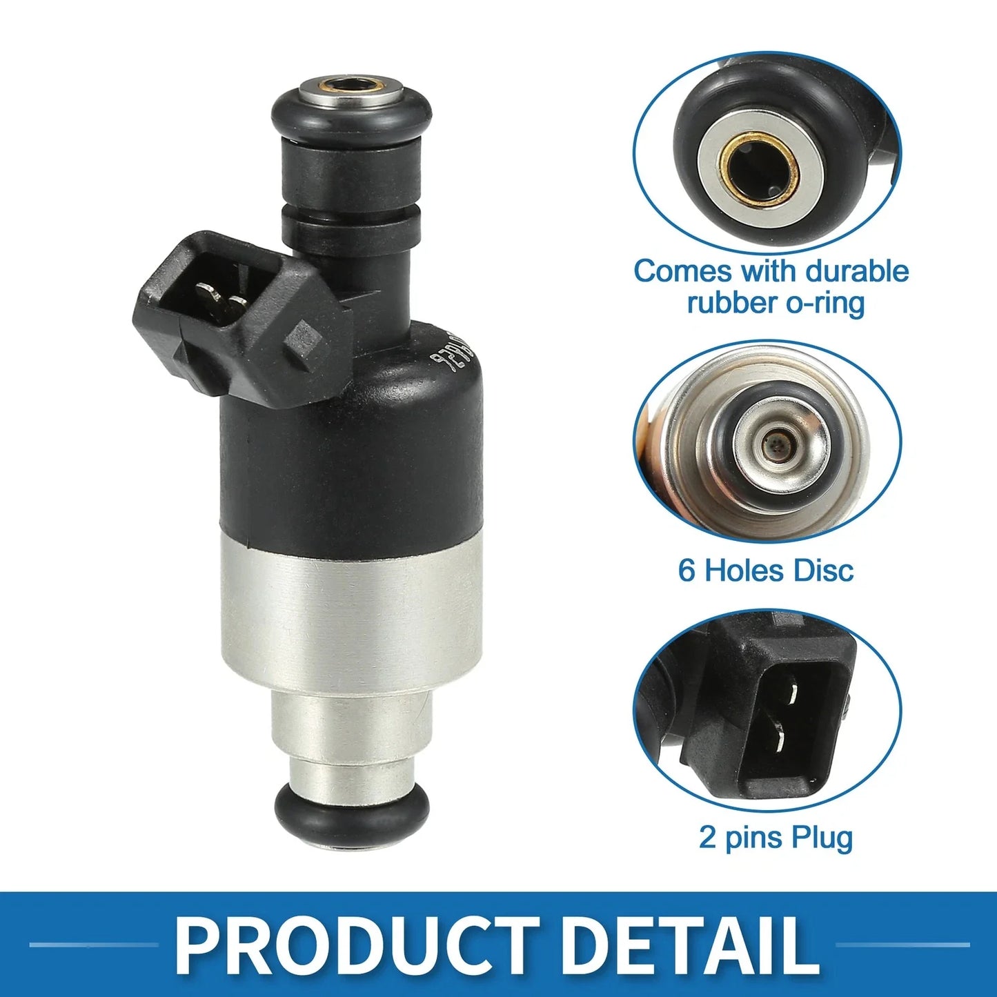 Fuel Injector for Chevrolet Camaro V6 3.4L 1993-1995 (1 x Black)