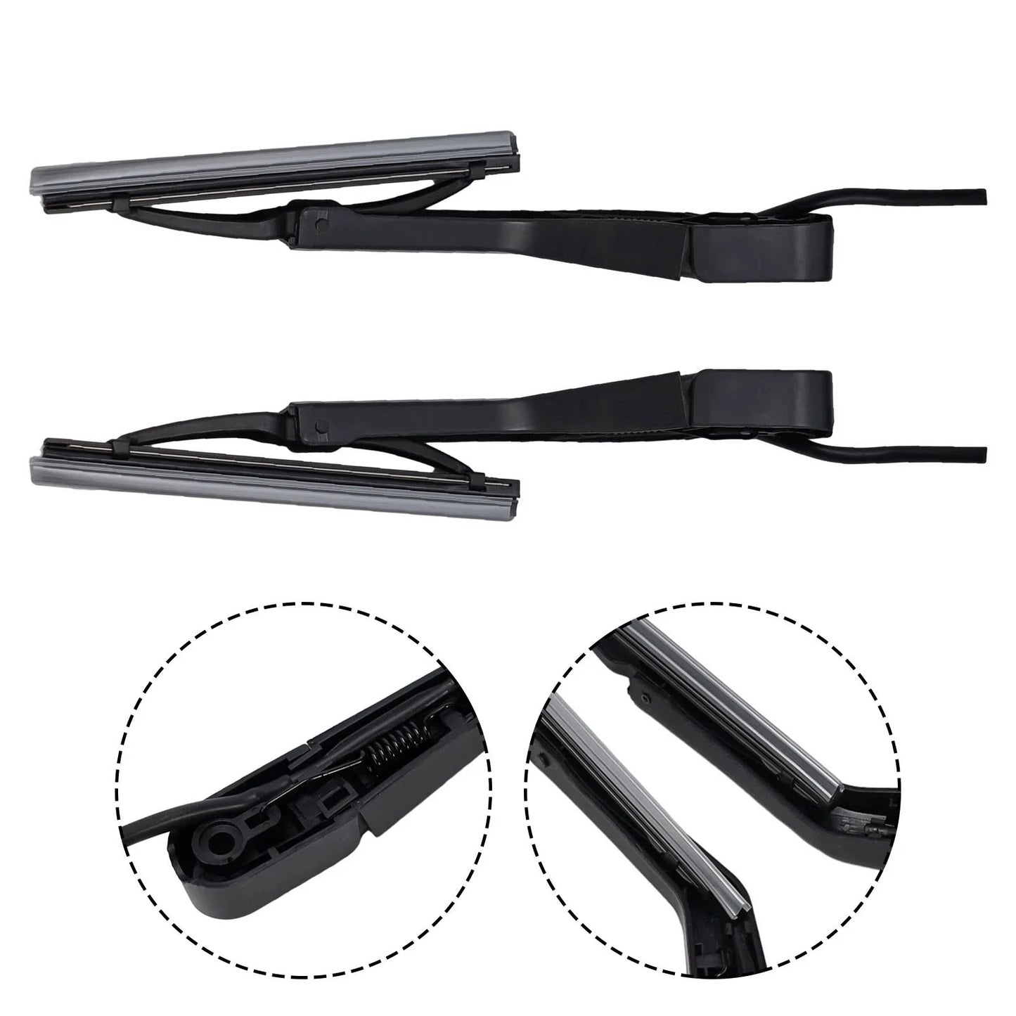 2 x Headlight Wiper for Mercedes W126 (1979–1991)