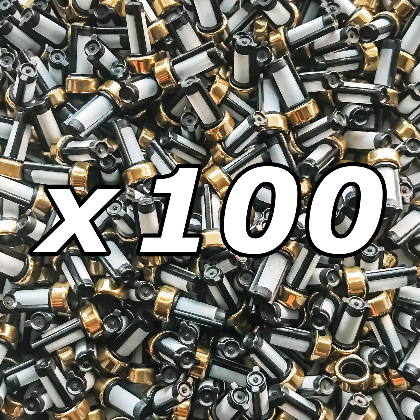 Set of 100 Fuel Injector Filter Baskets for Universal Applications