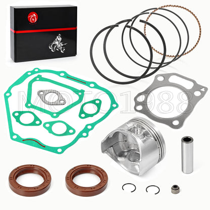 Engine Piston & Rings Gaskets Seals Kit for Yamaha Golf Cart (G21–G28)