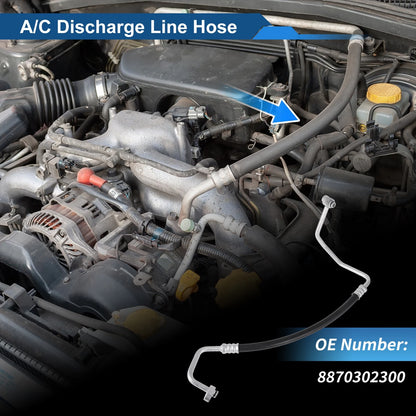 A/C Refrigerant Liquid Hose for Toyota Corolla (2004–2007) No. 8870302300