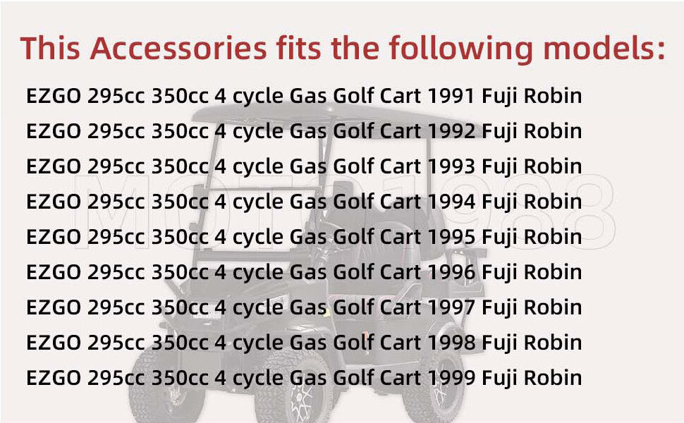 Engine Breather Gasket and Seal Kit for EZGO Golf Cart (295cc/350cc)