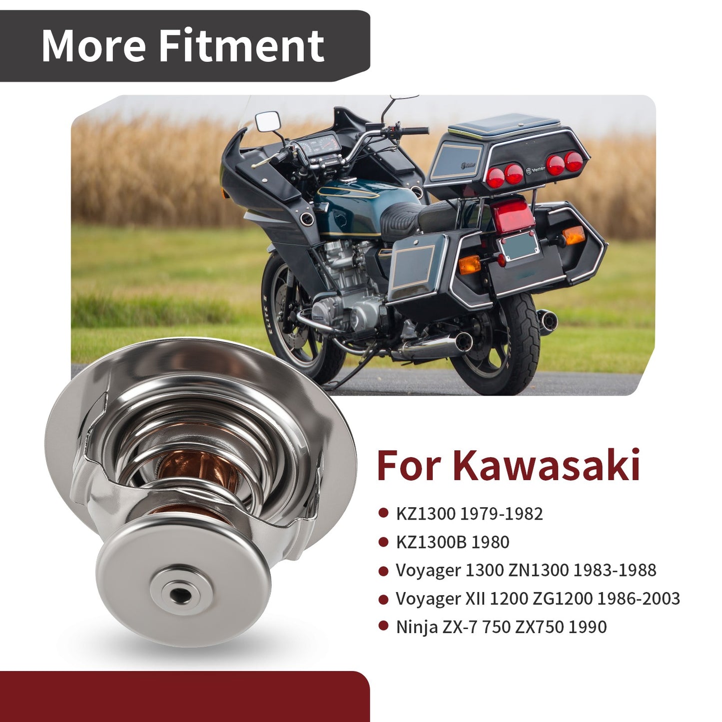 Thermostat for Kawasaki Voyager 1300 (1983–1988) KZ1300 (1979–1982)