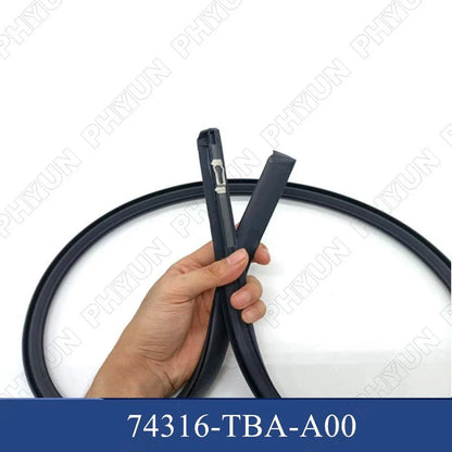 Black Front Left Roof Molding Trim for Honda Civic (2016-2021)
