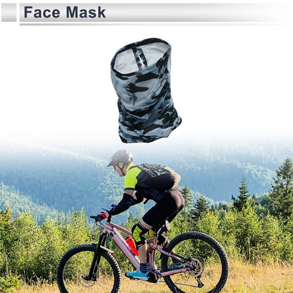 Half Pack UV Face Shield for Universal Fit (Breathable, Light Gray)