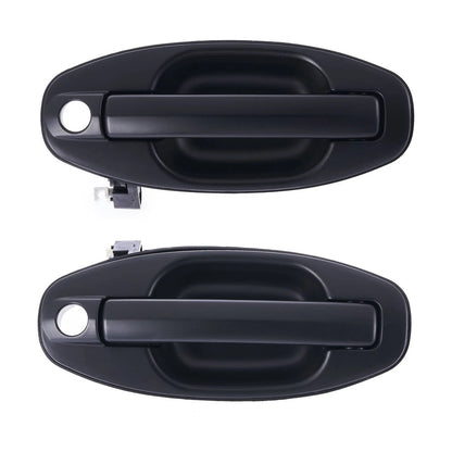 2X Outer Door Handles for Hyundai Santa Fe (2000–2005) - Black