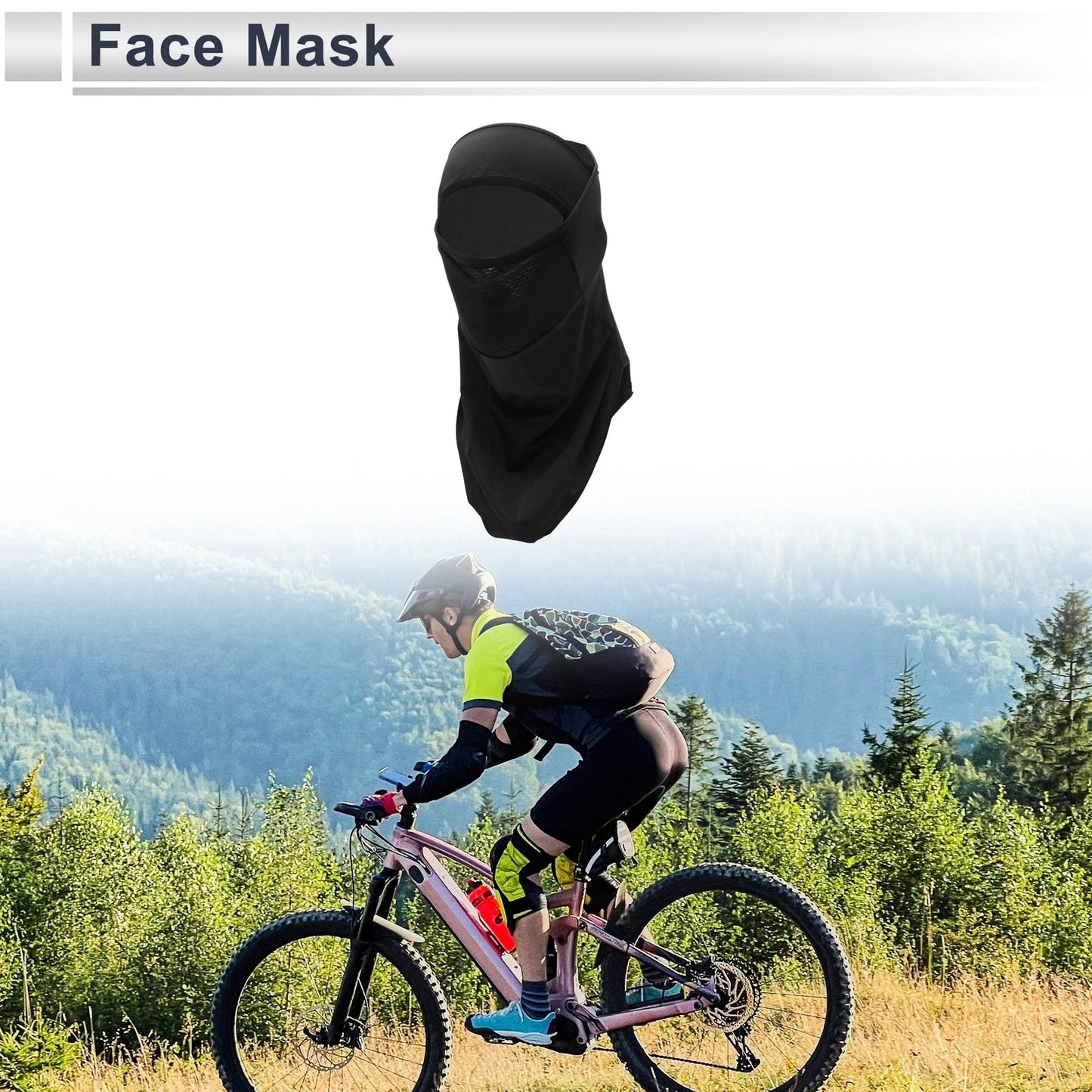 Half Pack Triangle Towel UV Face Shield for Universal Fit (2010–2023)
