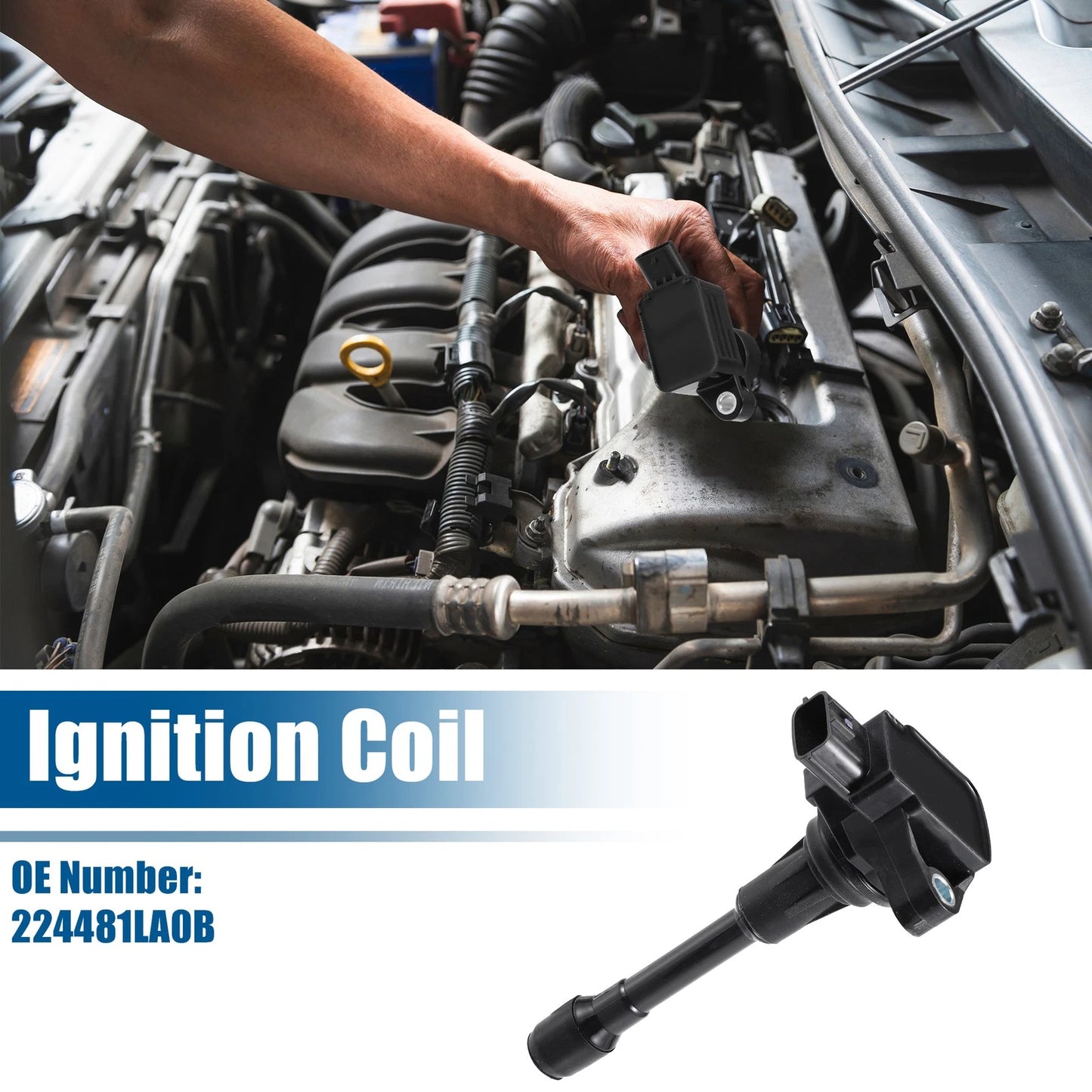 Ignition Coil No. 224481LA0B for Infiniti QX80 (2014–2019) & Nissan Armada (2017–2019)